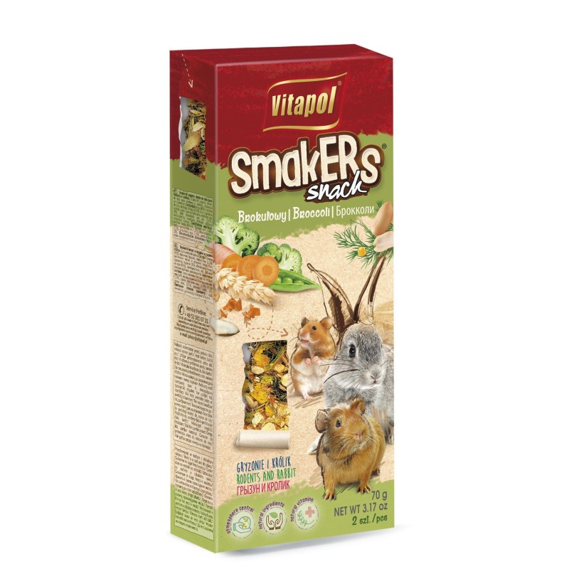 VITAPOL Smakers dla gryzoni i królików - brokułowy 2 szt.