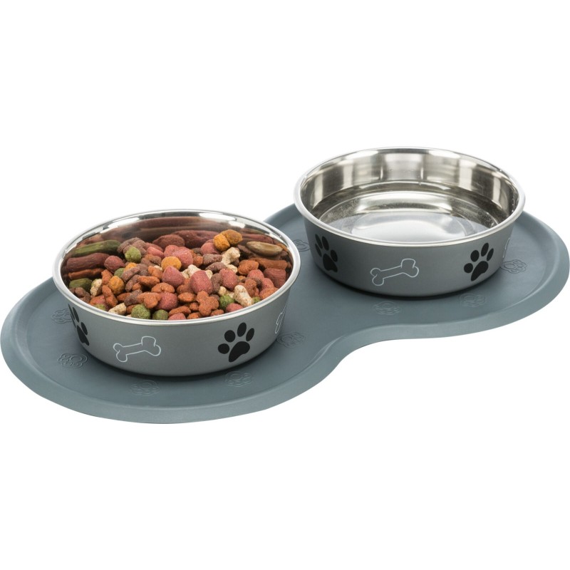 TRIXIE Podkładka pod dwie miski 45 x 25 cm