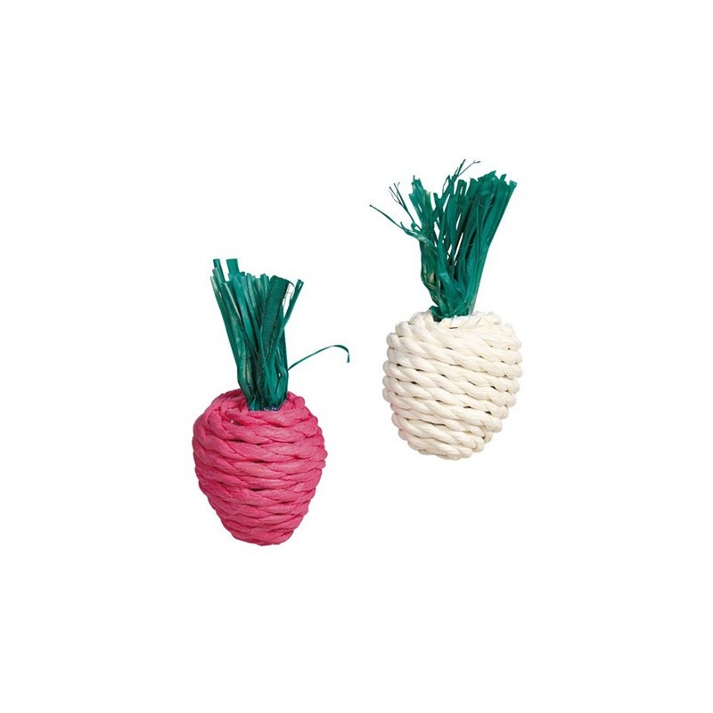 TRIXIE Zabawka rzodkiewka z sizalu - 2 szt.