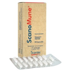 SCANVET Genomune - odporność psa i kota 20mg 30 kaps.
