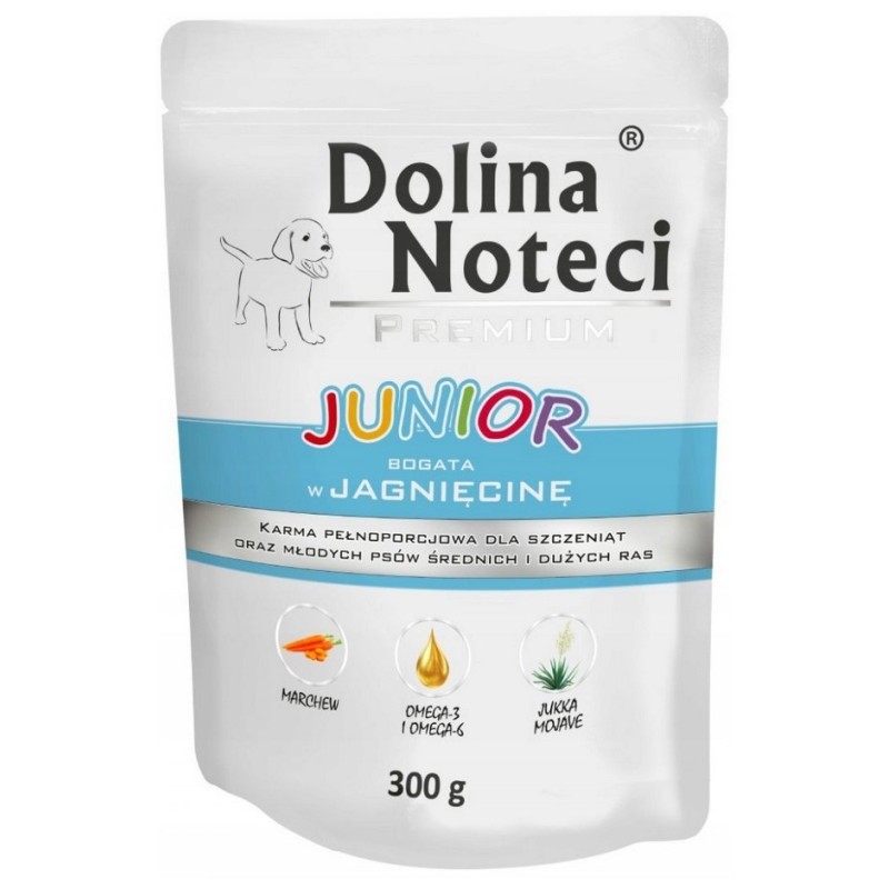 DOLINA NOTECI Premium Junior - Jagnięcina (Saszetka) 300g