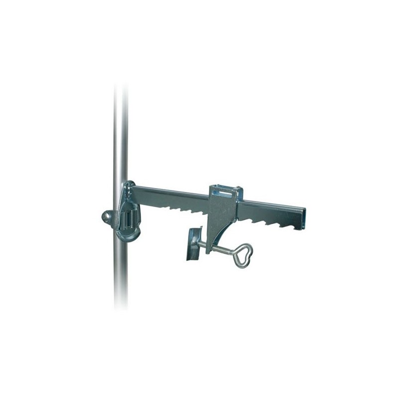 TRIXIE Zaciski do mocowania siatki ochronnej do ściany - z teleskopowym słupkiem
