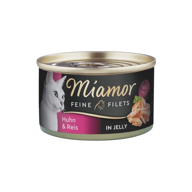 MIAMOR Feine Filets w galaretce - kurczak z ryżem 12x 100g