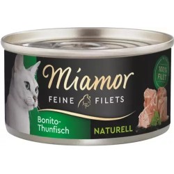MIAMOR Feine Filets Naturelle w sosie własnym - tuńczyk bonito 12x 80g