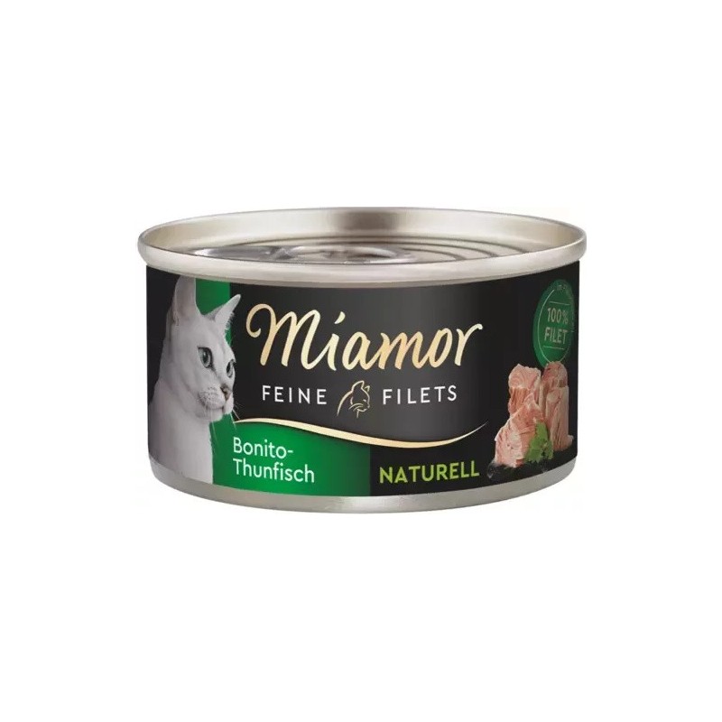 MIAMOR Feine Filets Naturelle w sosie własnym - tuńczyk bonito 12x 80g