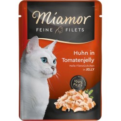 MIAMOR Feine Filets w galaretce saszetka - kurczak z pomidorami 100g