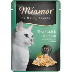 MIAMOR Feine Filets w galaretce saszetka - tuńczyk z warzywami 12x 100g