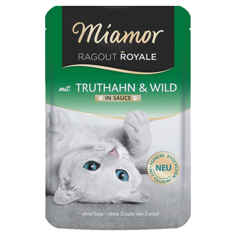 MIAMOR Ragout - indyk z dziczyzną w sosie 12x 100g