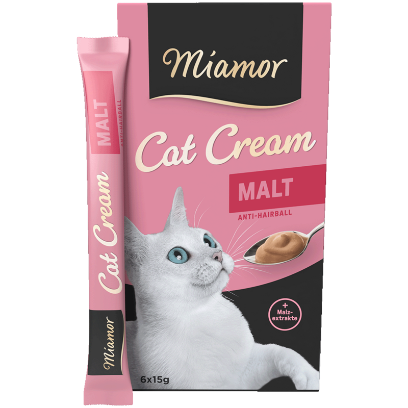 MIAMOR Cat Confect - Malt-Cream pasta ze słodem 6x 15g