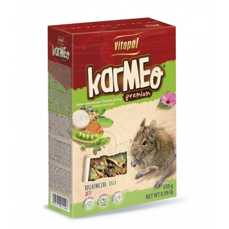 VITAPOL Karmeo Premium - Pokarm dla koszatniczki (kartonik) 450g