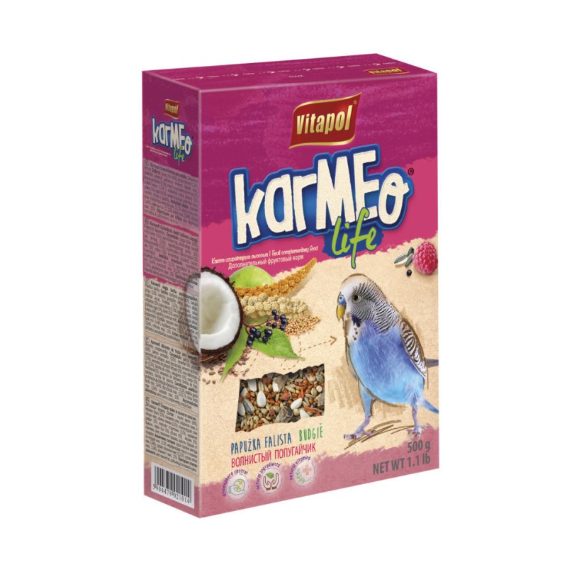 VITAPOL Pokarm dla papugi falistej - owocowy 500g