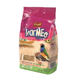 VITAPOL Karmeo Pokarm pełnoporcjowy dla zeberek i ptaków egzotycznych 500g (kartonik)