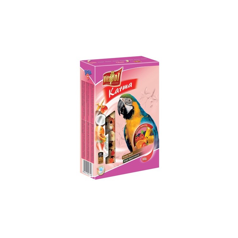 VITAPOL Pokarm dla dużych papug - owocowy 750g