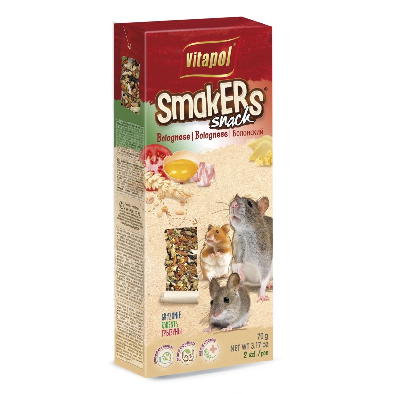 VITAPOL Smakers dla gryzoni - Bolognese 2 szt.