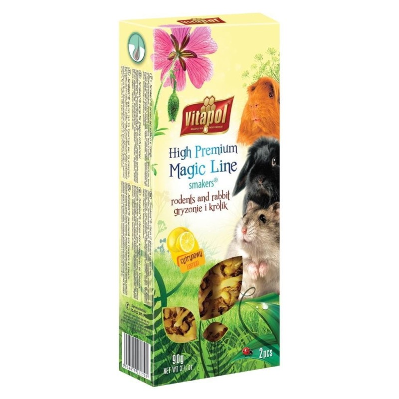 VITAPOL Smakers Magic Line dla gryzoni i królika - cytrynowy 2 szt.