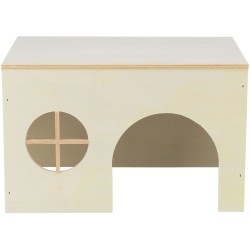 TRIXIE Drewniany domek z platformą na dachu dla świnki morskiej - duży