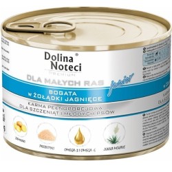 DOLINA NOTECI Premium Małe Rasy Junior - żołądki jagnięce 12x 185g