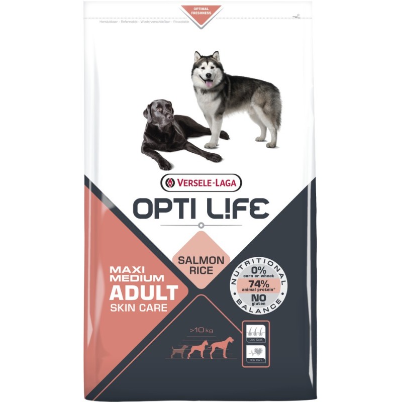VERSELE-LAGA Opti Life Adult Skin Care Medium & Maxi 12,5kg