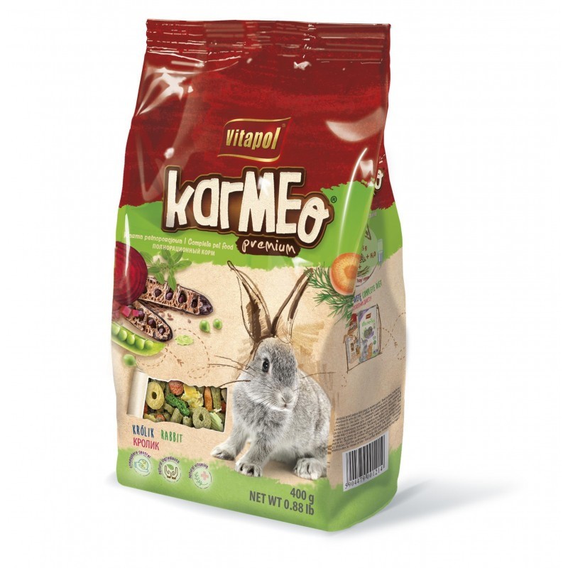 VITAPOL Karmeo Premium - Pokarm dla królika 400g (folia)