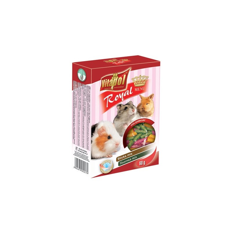 VITAPOL Menu Paluszki - mix dla gryzoni 60g