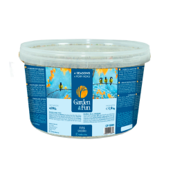 GARDEN & FUN Pokarm dla sikorek 1,9kg / 3L (wiaderko)