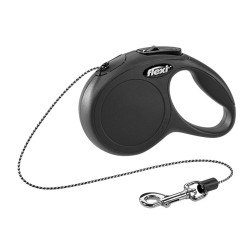FLEXI CAT Smycz automatyczna New Classic XS (3m) do 8kg - Czarna