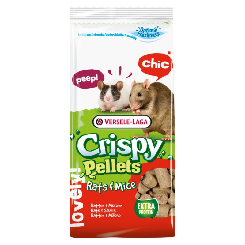 VERSELE-LAGA Crispy Pellets Rats & Mice - dla szczurów i myszy 1 kg