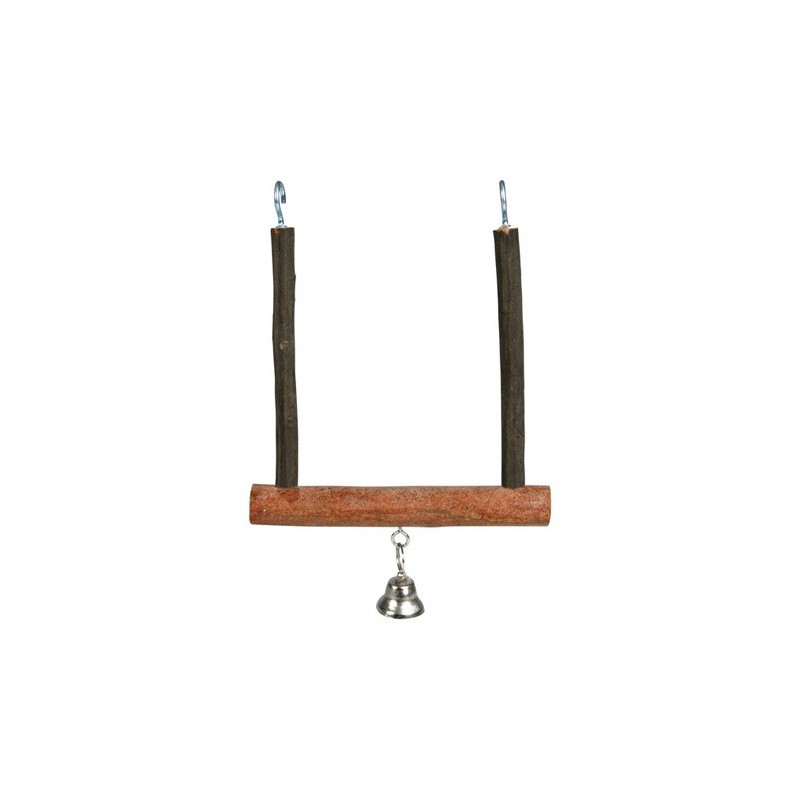 TRIXIE Huśtawka trapez z dzwonkiem dla ptaków - naturalna