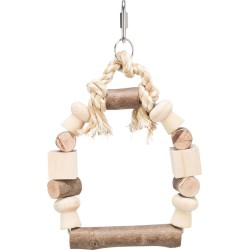 TRIXIE Huśtawka z koralikami na sznurku dla ptaków Duża