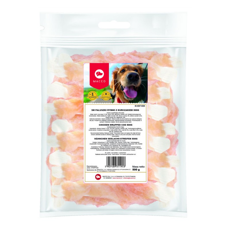 MACED Paluszki rybne z kurczakiem 500g