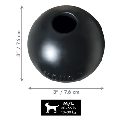KONG Extreme Ball - Niezwykle wytrzymała piłka S
