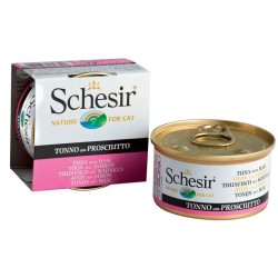 SCHESIR Cat Tuńczyk z szynką w galaretce (puszka) 85g