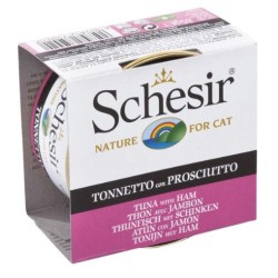 SCHESIR Cat Tuńczyk z szynką w galaretce (puszka) 85g