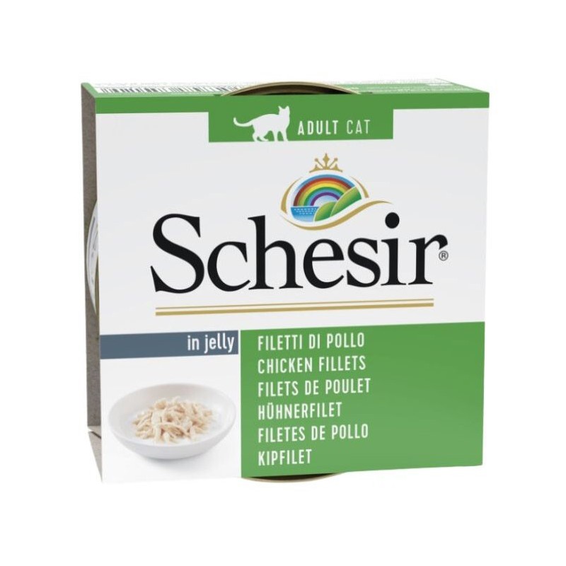 SCHESIR Cat Filety z kurczaka w galaretce (puszka) 85g