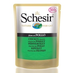 SCHESIR Cat Filety z kurczaka (saszetka) 12x 100g