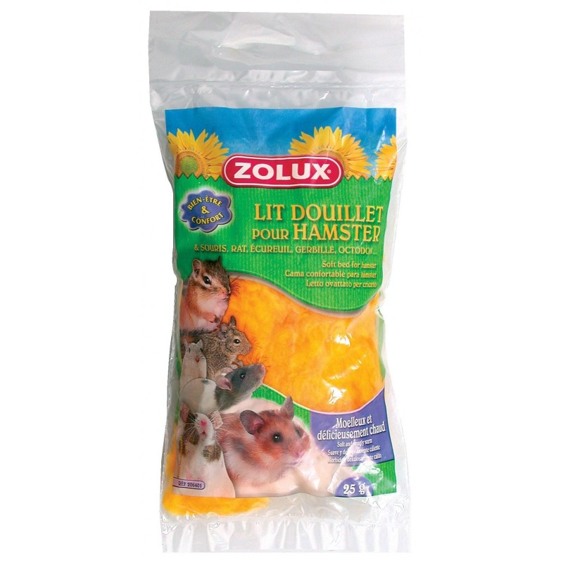 ZOLUX Miękka wyściółka dla gryzoni - różne kolory 25g