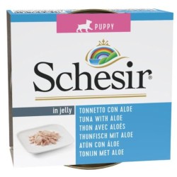 SCHESIR Puppy Tuńczyk z aloesem (puszka) 12x 150g