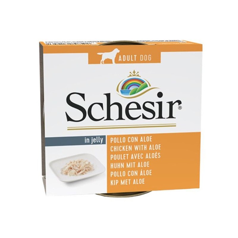 SCHESIR Filety z kurczaka z aloesem w galaretce (puszka) 12x 150g