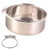 TRIXIE Miska-karmnik metalowa przykręcana dla ptaków 600ml (12cm)