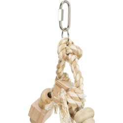 TRIXIE Huśtawka z koralikami na sznurku dla ptaków Duża