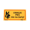 DINGO Tabliczki ostrzegawcze z PCV Uwaga, pies nie-na-żarty