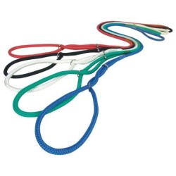 DINGO Smycz wystawowa - ringówka 0,6 / 150 cm - czarna