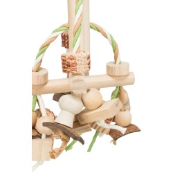 TRIXIE Drewniane koraliki na sznurku dla ptaków 31cm