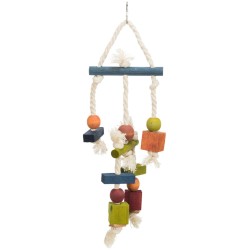 TRIXIE Zabawka wisząca dla ptaków - kolorowa 24cm