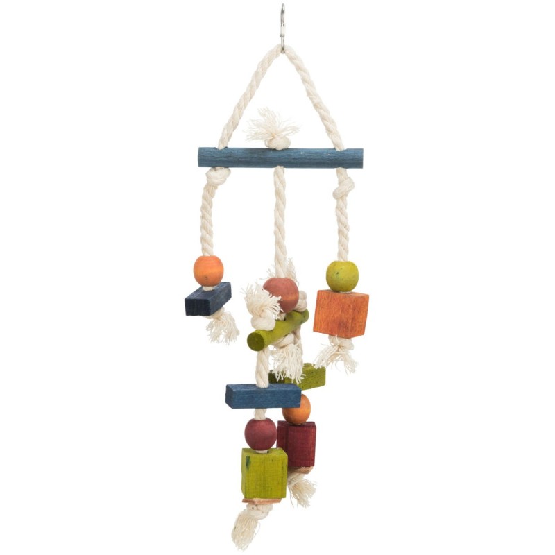 TRIXIE Zabawka wisząca dla ptaków - kolorowa 24cm
