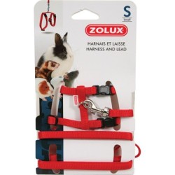 ZOLUX Szelki i smycz Czerwone XL (dla królika)