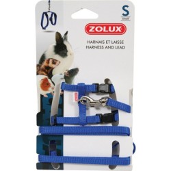 ZOLUX Szelki i smycz Niebieskie S (dla szczura)
