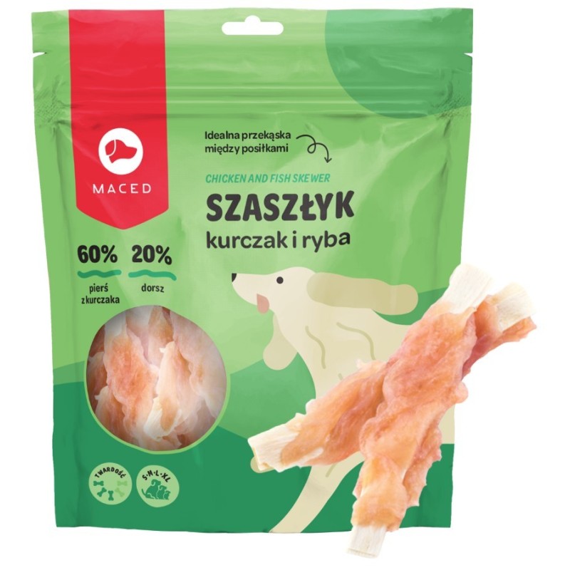 MACED Szaszłyk kurczak z rybą 500g