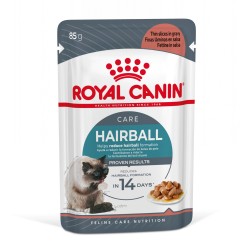 ROYAL CANIN  Hairball Care w sosie karma mokra w sosie dla kotów dorosłych, eliminacja kul włosowych 85g