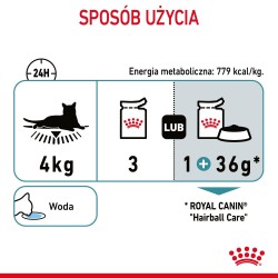 ROYAL CANIN  Hairball Care w sosie karma mokra w sosie dla kotów dorosłych, eliminacja kul włosowych 48x 85g